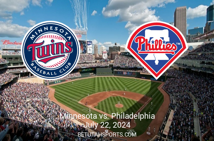 Philadelphia Phillies Square Off Against Minnesota Twins on July 22, 2024 at Target Field
